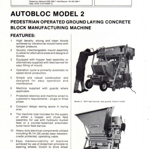 Autoblock Model 2 Block Machine 