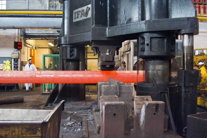 1500 ton Forging Press at IFA Precision Forge, Sheffield, Part 3