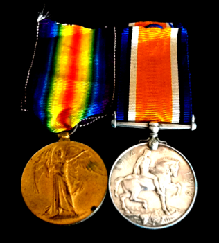 Alfred Critchley's WW1 Service Medals 1914-1918 | Kindly supplied by Stephen Critchley