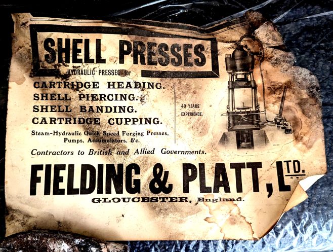 advertisement for Shell presses | Kindly supplied by Lee Richardson