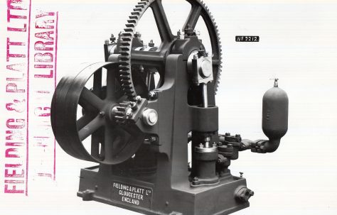 Vertical Three-Throw Hydraulic Pump with belt drive, c.1911