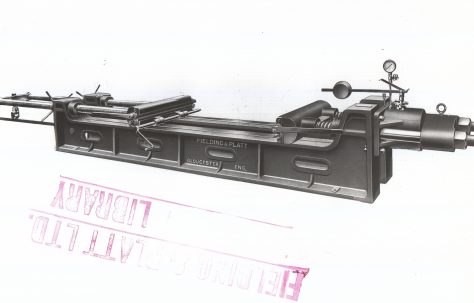 150 ton Plate Stretching Machine, c.1923