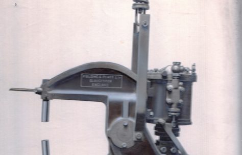 50 ton Hinged-Type Double-Acting Pneumatic Rivetter, O/No. 6734, c.1931
