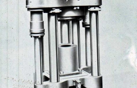 900 ton Lead Pipe Extrusion Press, O/No. 7421, c.1935