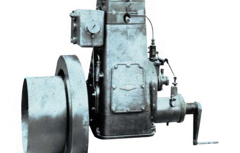 Single Cylinder Vertical Oil Engine, c.1935