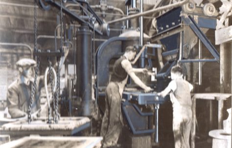 400 ton Single-Mould Slab Press Plant, O/No. 8249, c.1938