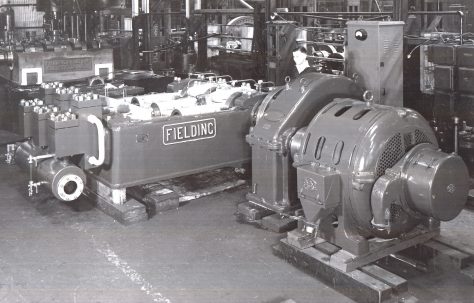 H10 type Three-Throw Hydraulic Pump, O/No. 9058, c.1940