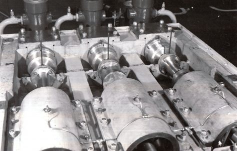 View of inside of L10 Pump and Mechanical Lubricator, c.1941