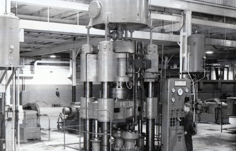 2000 ton Heading & Indenting Press, views taken in Fisher & Ludlow factory, O/No. 9720, c.1941