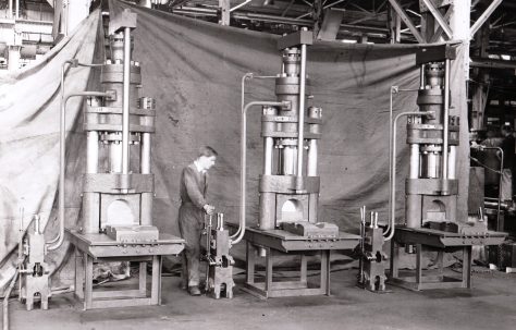 100 ton Discard Shearing Presses, O/No. [4525], c.1945