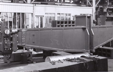 100 ton Fixed Rivetter, 16' Gap, O/No. 5261, c.1945