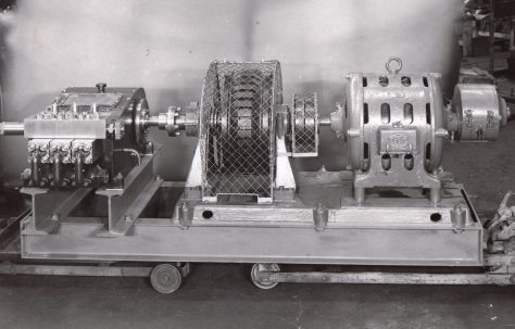 Horizontal Three-Throw Hydraulic Test Pump (see text below), O/No. 5676, c.1947