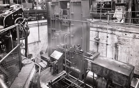 530 ton Vertical Hydraulic Plate Bender, O/No. 6115, c.1949