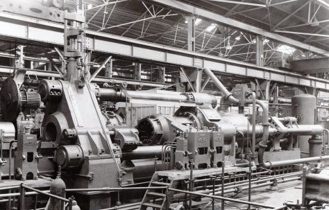 2000/300 ton Horizontal Extrusion Press, O/No. 6093, c.1948