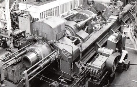 650 ton Stretching & Detwisting Machine, O/No. 3340, c.1951