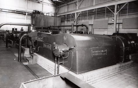 Line of H15 Hydraulic Pumps, views taken on site, O/No. 6698, c.1952