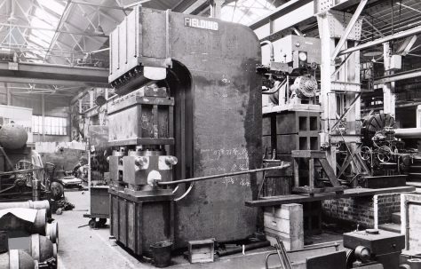 800 ton Plate Edge Curving Press, O/No. 6240, c.1955