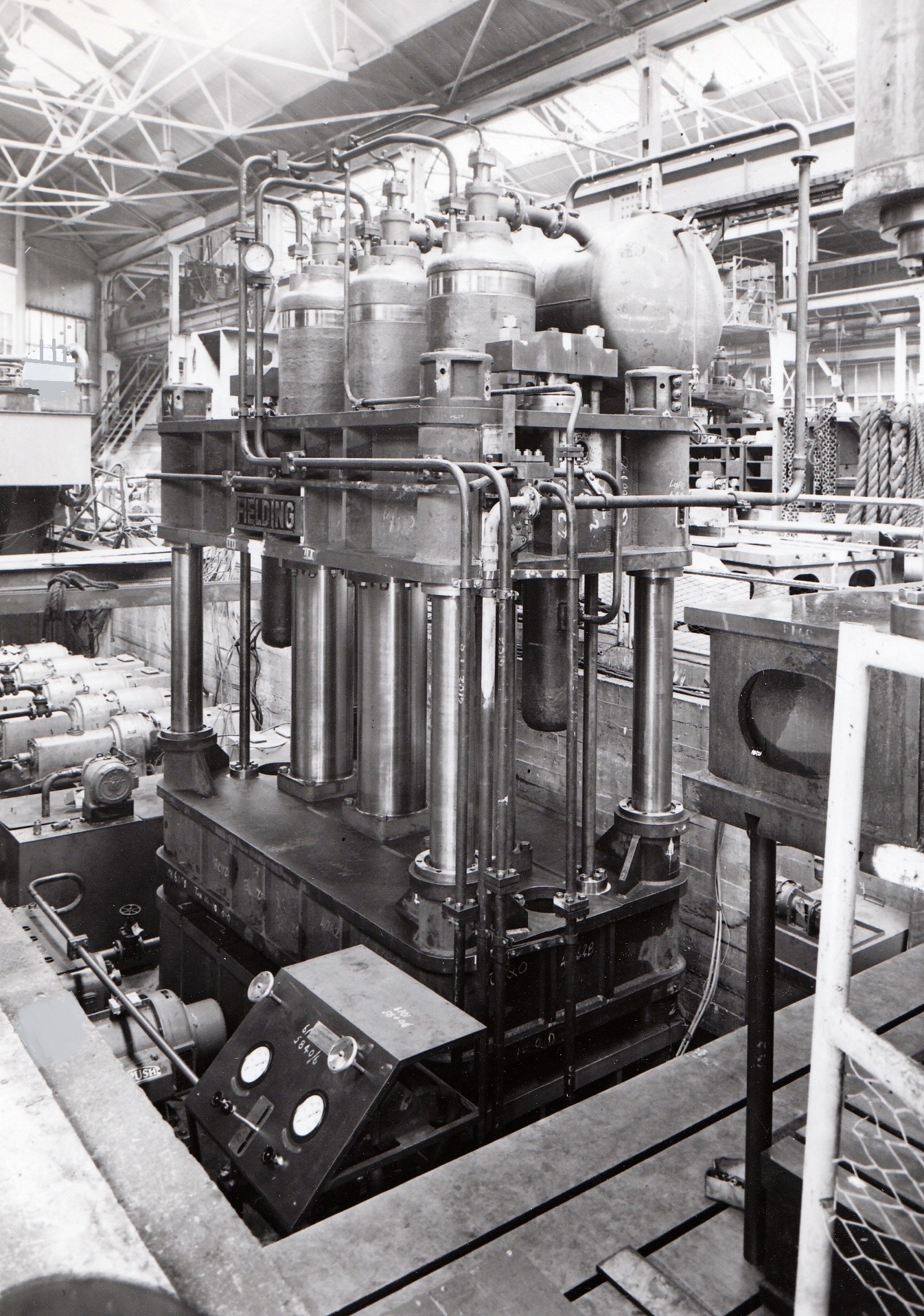 500 ton Flattening & Straightening Press, O/No. 6090, c.1956 | 1950s ...