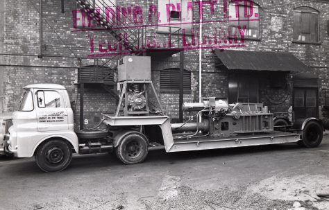SCB2 Baler on Mobile Transporter. Views taken outside the works and on site, O/No. 59630, c.1959