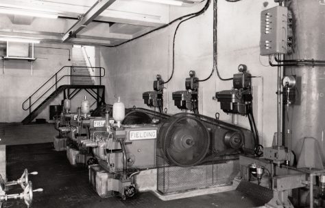 H3 Pumps & Water Hydraulic Accumulator System, O/No. 61340, c.1961