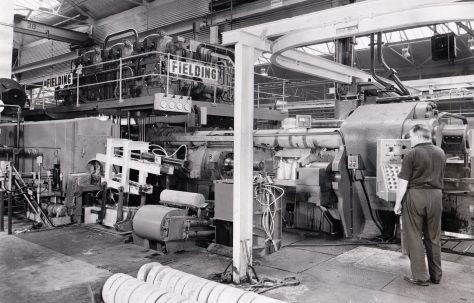 2750 ton Horizontal Extrusion Press, views taken on site, O/No. 64370, c.1965