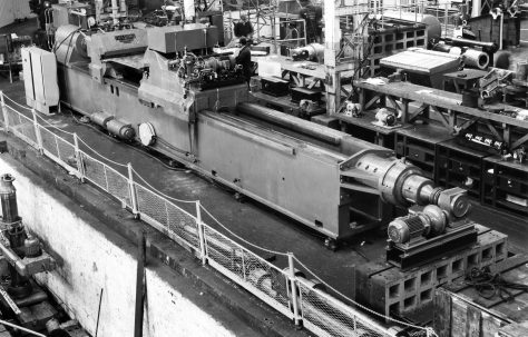400 ton Stainless Steel Plate Stretching Machine, O/No. 64460, c.1965