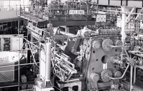 2500 ton Horizontal Extrusion Press, with Torquemaster Control Unit, O/No. 65240, c.1965