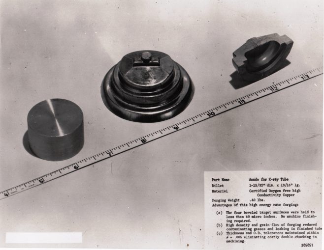 Anode for X-ray Tube D7338/14/10/6819 | Gloucestershire Archives