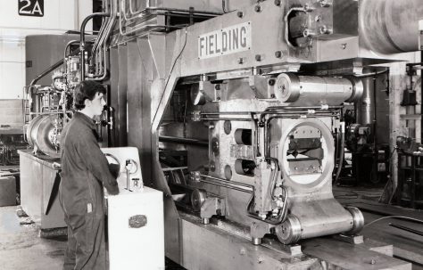 300 ton Stretching & Detwisting Machine, O/No. 66140, c.1967