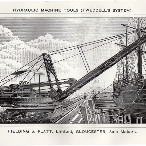 A Hydraulic Dockside Crane, c.1892    D7338/14/5/17/7027 | Gloucestershire Archives