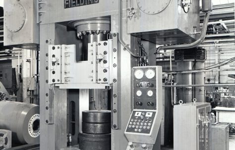 1000 ton Downstroking Press, views taken in 1970, O/No. V75900, c.1969