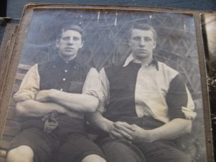 Arthur Fielding (left) with his brother Frank.  You can click on the image to see a larger version of it | Audrey Meredith