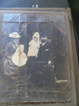 Marjorie with her parents and sister Gladys   (Marjorie with her father).  You can click on the image to see a larger version of it | Audrey Meredith