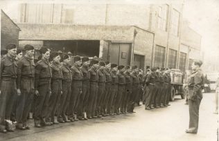 Fielding and Platt Home Guard on parade, c1940 | T A Williams