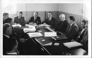 Arthur Williams with other Fielding employees, c.1949 | T A Williams