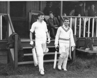 Apprentice Cricket at Worcester 1955