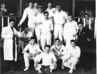 Apprentice Cricket at Worcester 1955