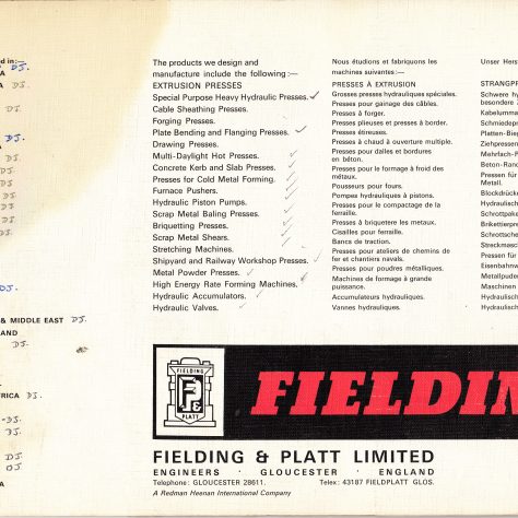 Fielding & Platt Brochure