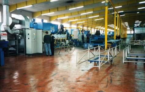 Photographs of site views taken inside the factory, O/No. 301-65570, c.1993