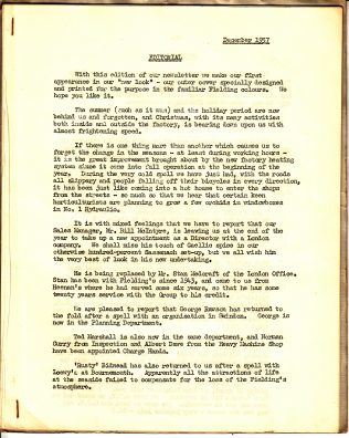 Forces Newsletter 1957