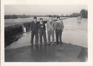 From left, Keith Bullock, ? , Roy Moore, Albert Dawe.