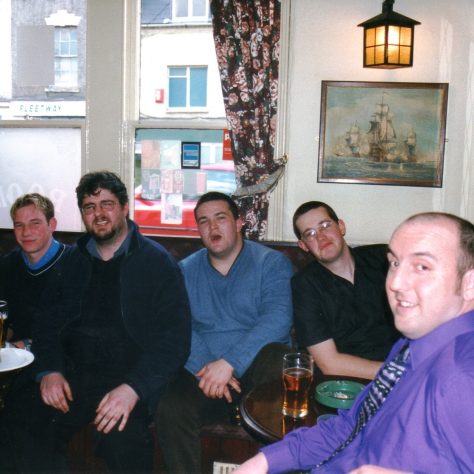 No.47 L to R: Paul ?; Marc Riddle; Neil ?; Gary Preen; Phil ?; Peter Verry.