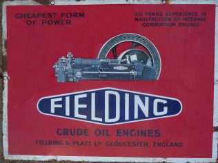 Enamel Sign 50 Years of Engine Building | Trevor Hill