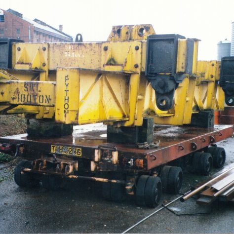 PR0018  Extrusion press lifting rig on a purpose-built trailer | The Paul Regester Collection