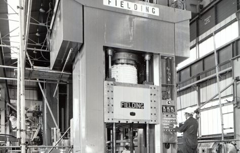 1000 ton Vertical Downstroking Press, O/No. V89770, c.1975