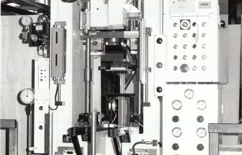 Fielding Tamagawa Powder Compacting Press, with components, O/No. 612-63340, c.1985